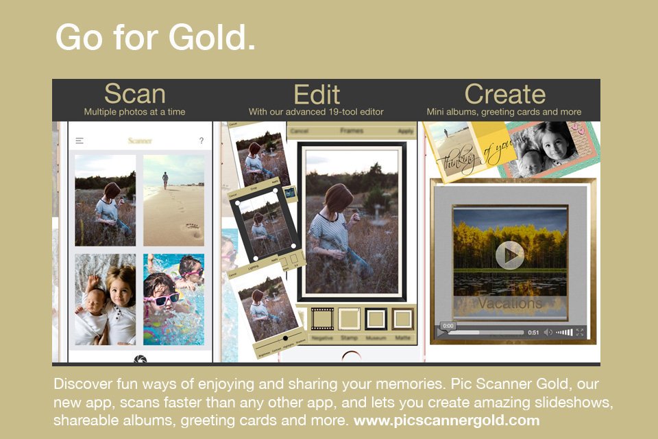 Transfer photos to Pic Scanner Gold