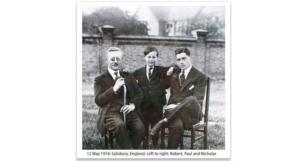 An old scanned photo, showing how to scan photos