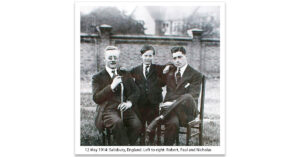 An old scanned photo, showing how to scan photos